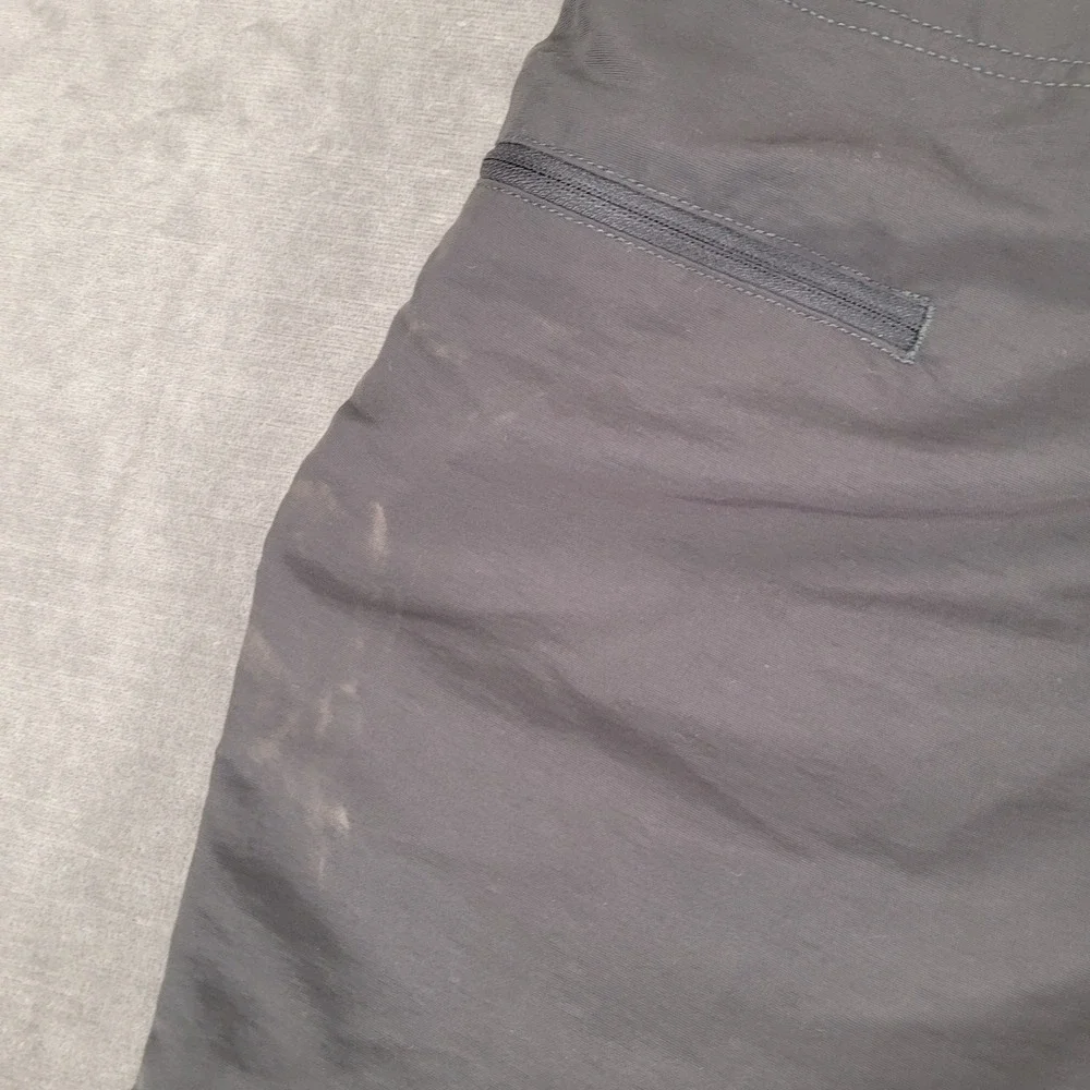 The North Face‎ Hybrid Hiking Shorts Quick Dry Activewear Belted Gray
